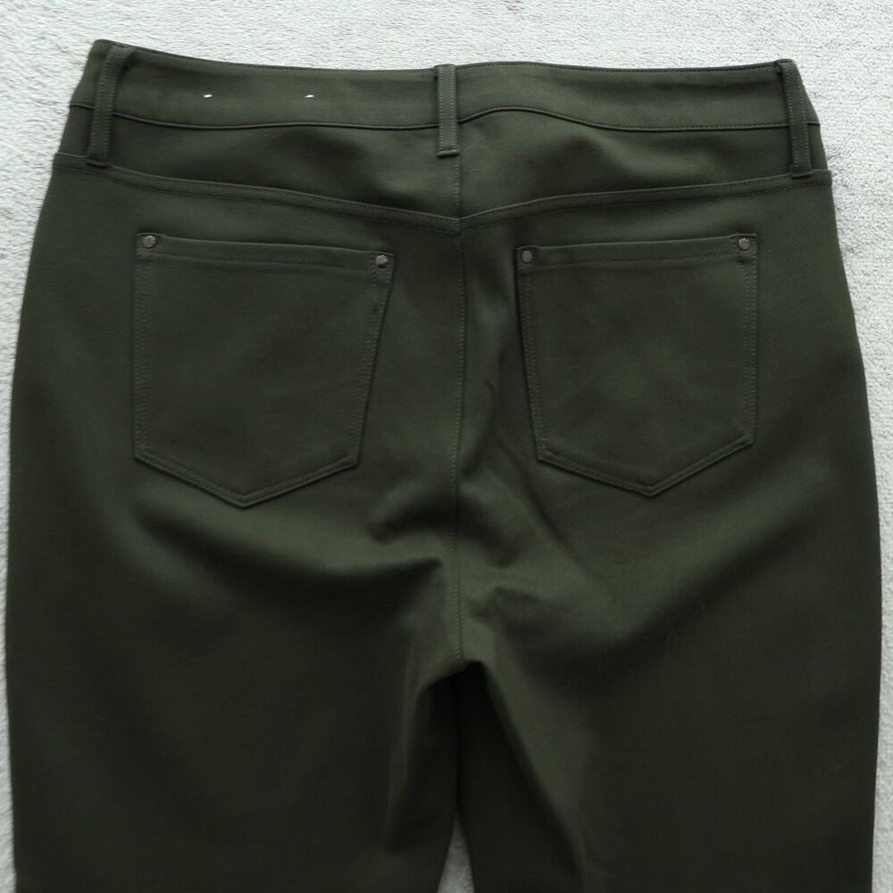 Chico's Pants Women's  Size 1R US-8 Green High-Rise Skinny 30" Inseam Stretch - Picture 13 of 16